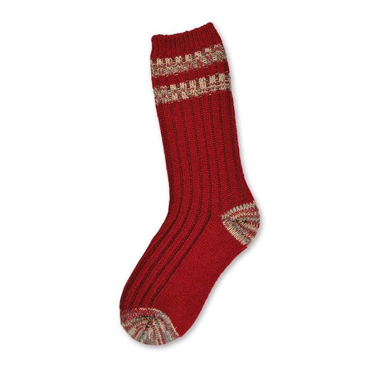 Thin Red Ragg Socks