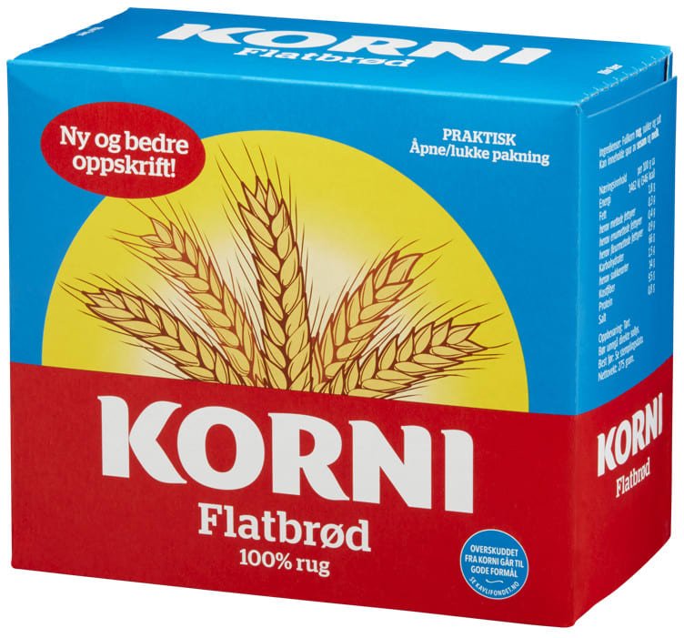 Flatbrød 275g Korni
