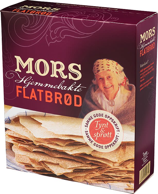 Flatbrød Mors Hjemmebakte 520g