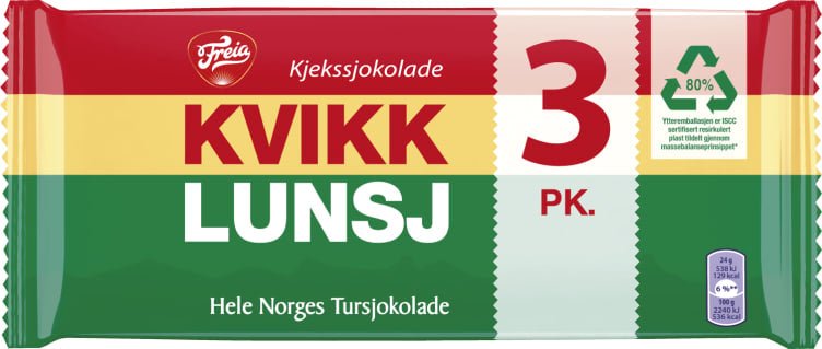 Kvikk Lunsj 3X47g Freia