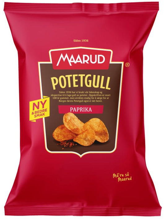 Paprika Potato Chips 250 g – Maarud
