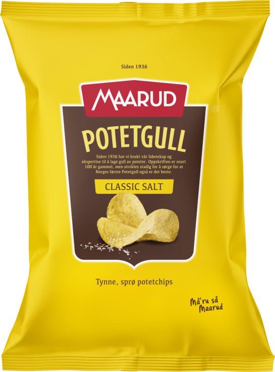 Potetgull Salt 240g Maarud