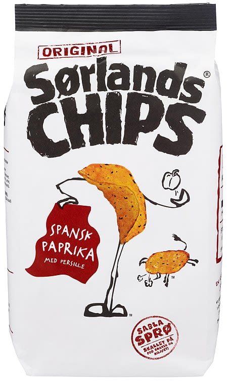 Sørlandschips Spansk Paprika 200g