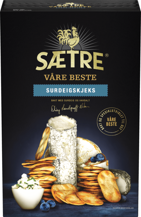 Sourdough Crackers 100 g – Sætre Våre Beste - Fjord & Pine / NFP NORWEGIAN FINEST PRODUCTS INC.